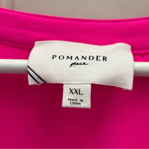 Tuckernuck Pomander Place Electric Pink Crepe Kenzie Dress XXL - Picture 5 of 10